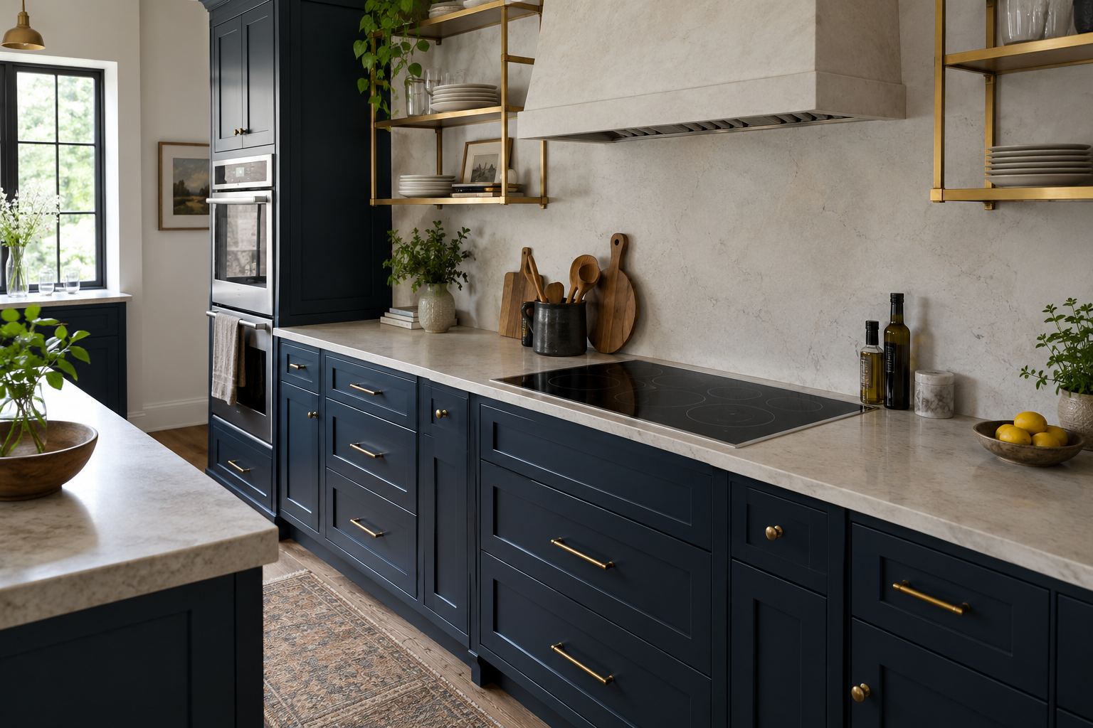 Illustrative Viking cooktop in a residential kitchen — AI image for Sub-Zero Repair New Castle